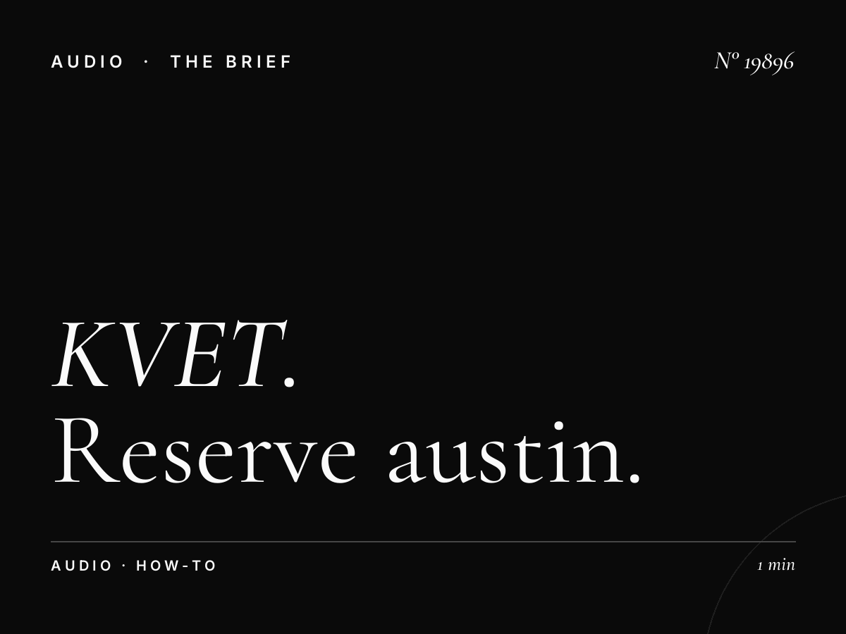 KVET 98.1 Booking: How to Reserve Austin Country Radio