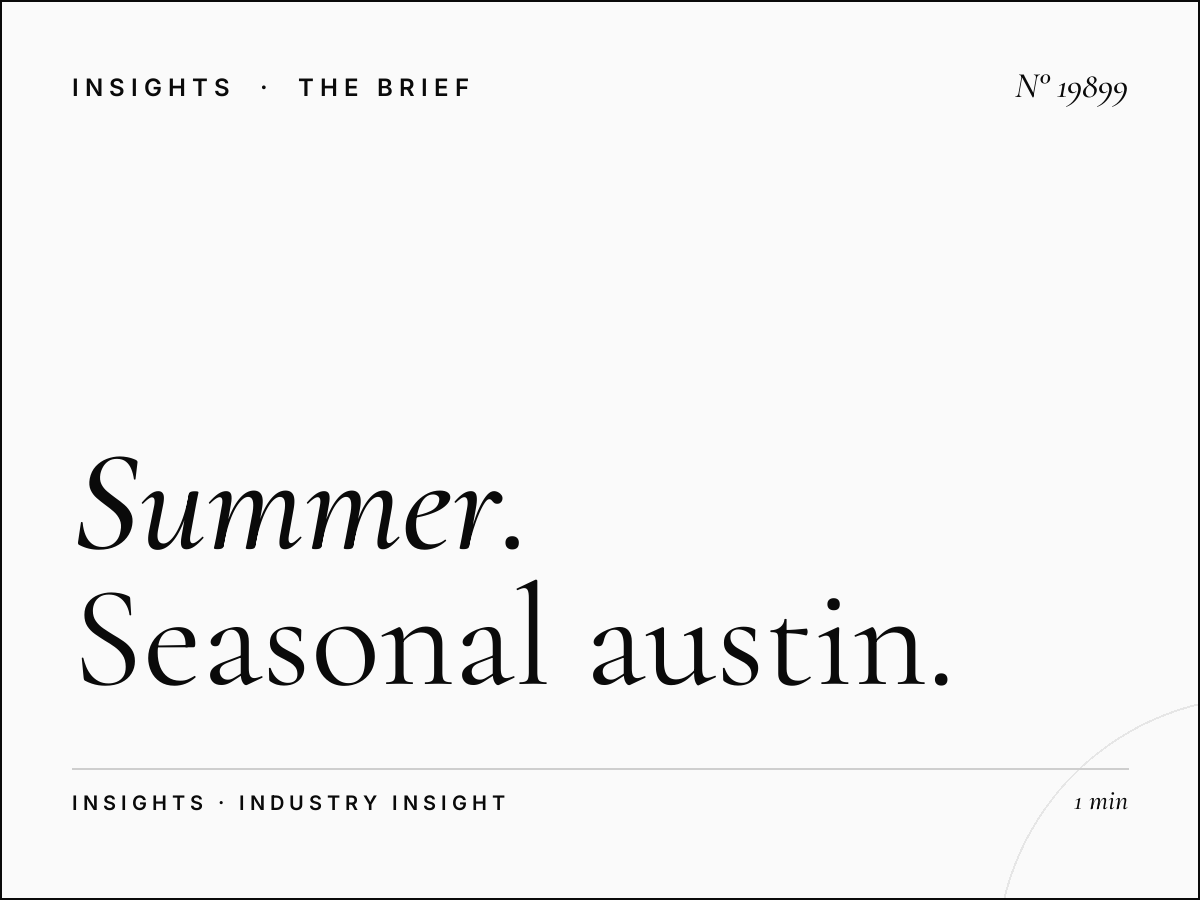 Summer KVET 98.1: Seasonal Austin Country Advertising