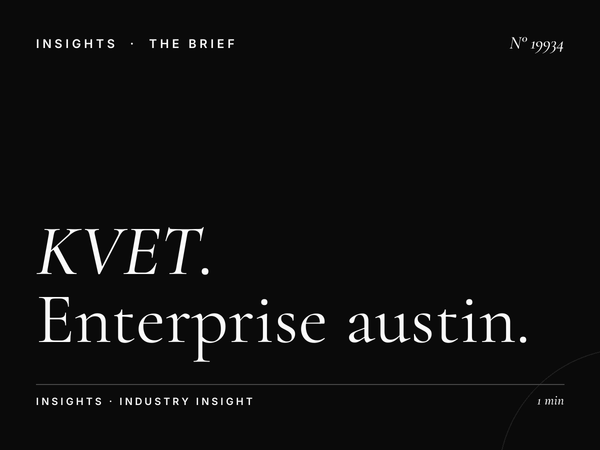 KVET 98.1 Corporate: Enterprise Austin Marketing