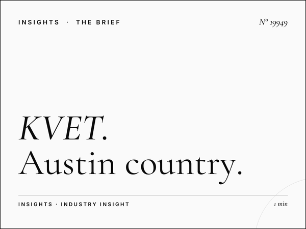 KVET 98.1 Voice Over: Austin Country Voice Talent