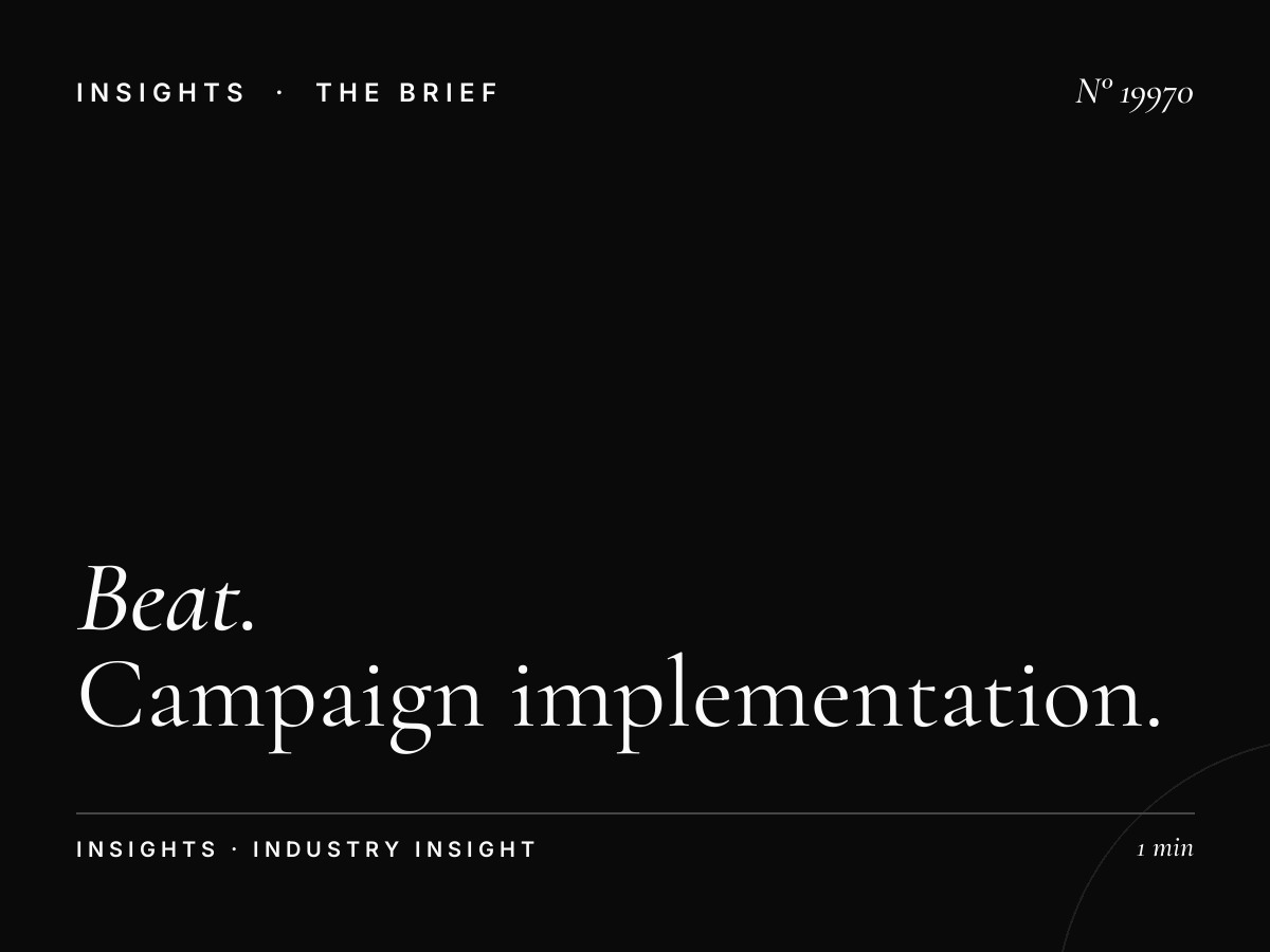 The Beat 102.3 Advertising Strategy: Campaign Implementation