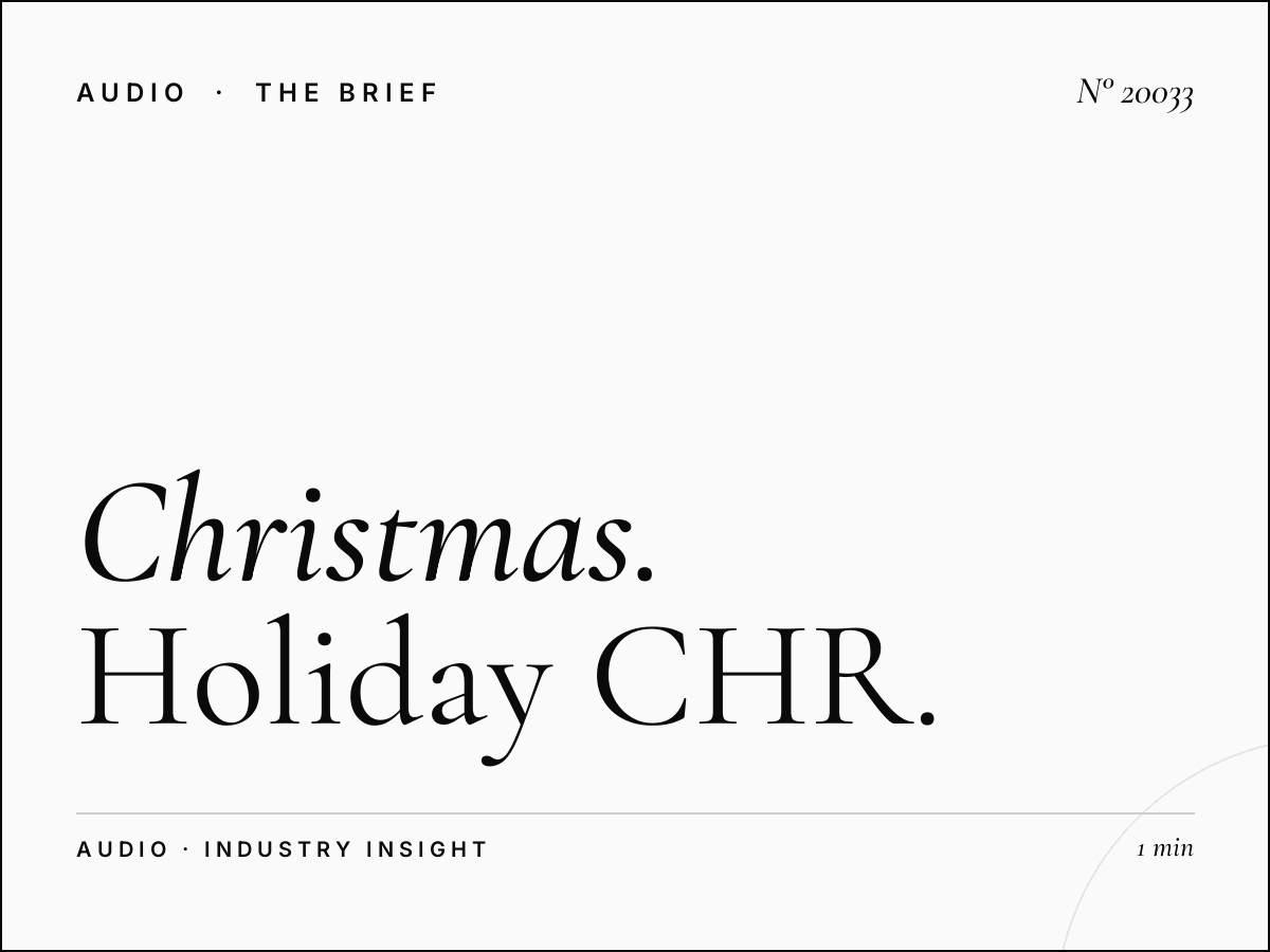 Christmas Kiss FM 96.7: Holiday CHR Advertising