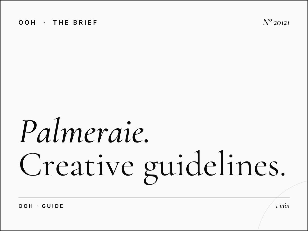 Palmeraie Digital Screen Design: Creative Guidelines for Maximum Impact