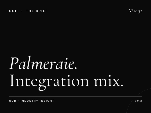 Palmeraie Digital Screen Marketing: Integration Mix