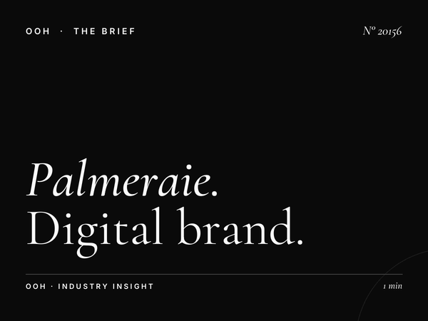 Palmeraie Digital Screen Branding: Digital Brand Building