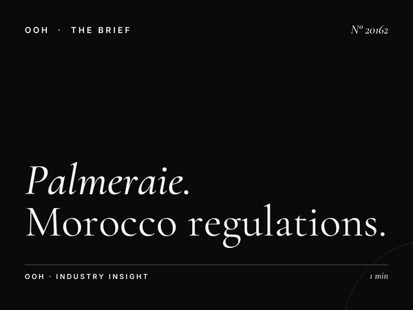 Palmeraie Digital Screen Permits: Morocco Regulations