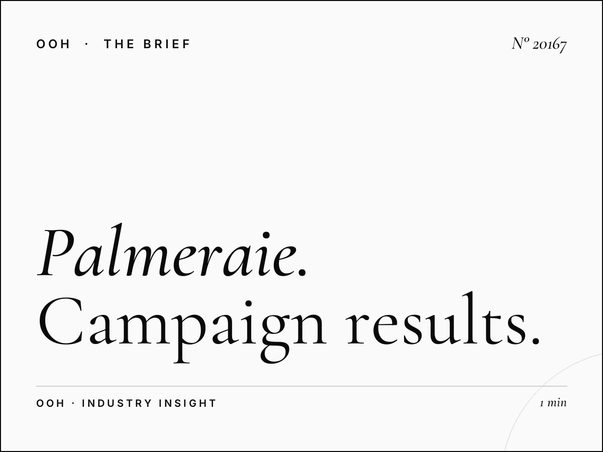 Palmeraie Digital Screen Effectiveness: Campaign Results