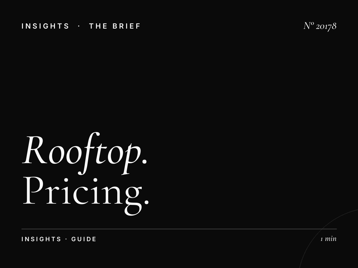 Rooftop Roudani Cost: Complete Pricing Guide 2025