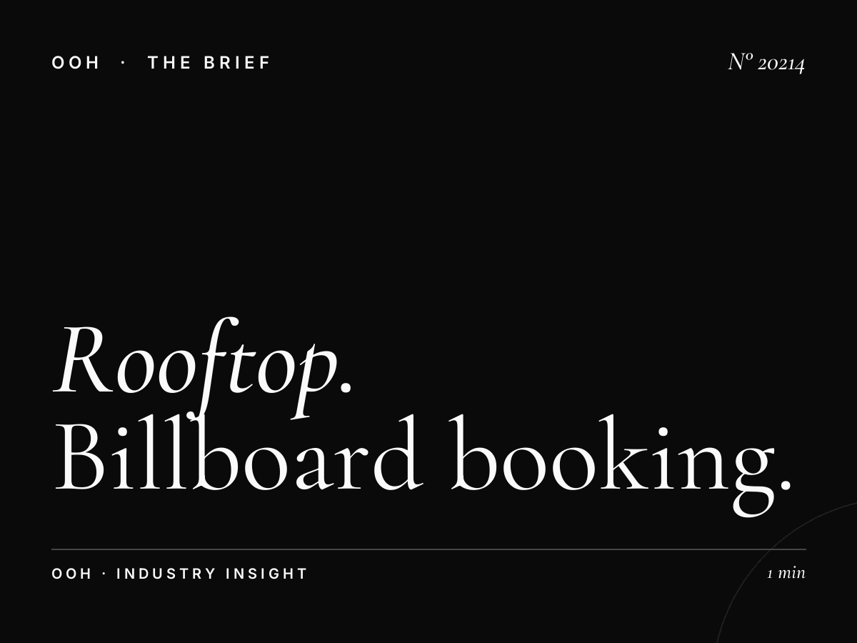 Rooftop Roudani Contracts: Billboard Booking Terms