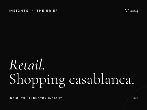 Retail Brands Rooftop Roudani: Shopping Casablanca Rooftop
