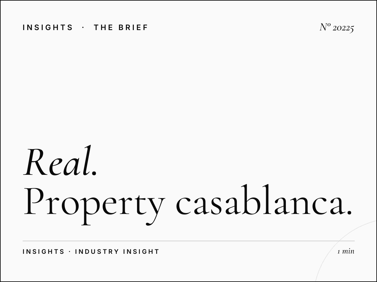 Real Estate Rooftop Roudani: Property Casablanca Marketing