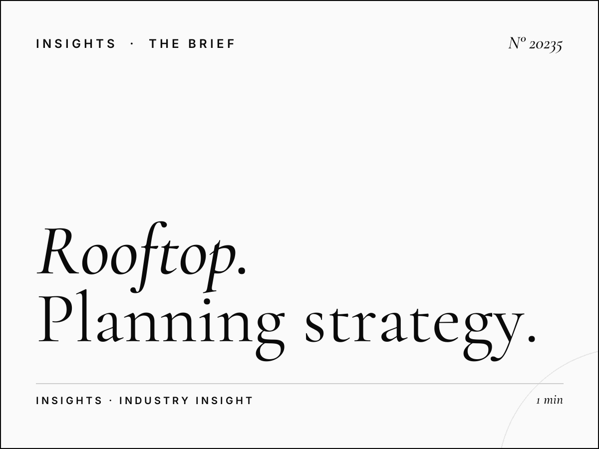 Rooftop Roudani Campaign: Planning Strategy