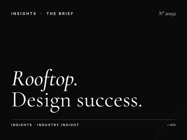 Rooftop Roudani Creative: Design Success