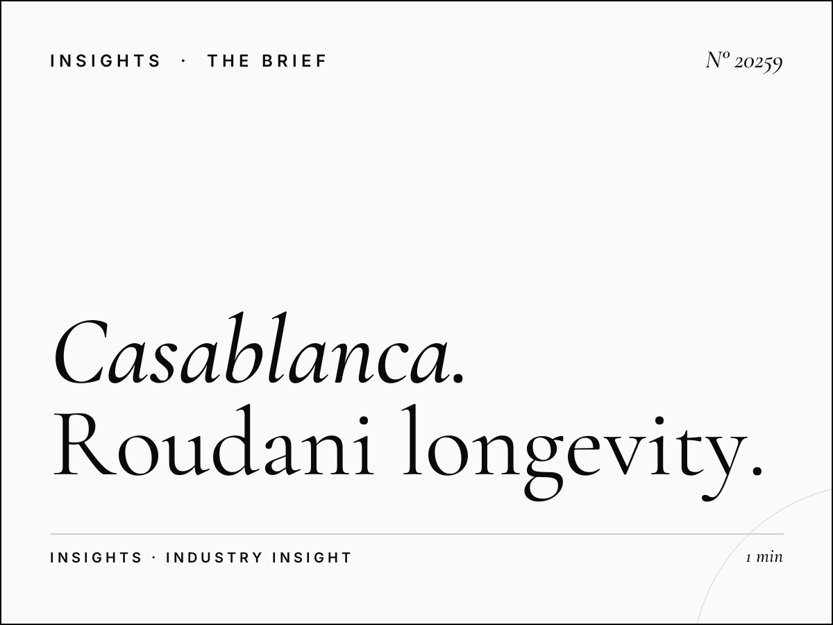 Casablanca Rooftop Quality: Roudani Longevity