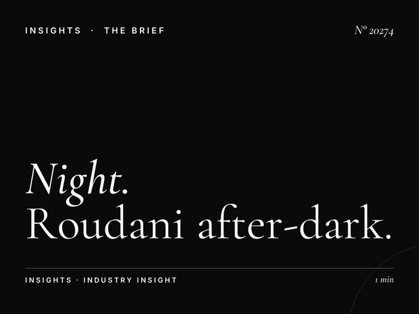 Night Casablanca Rooftop: Roudani After-Dark