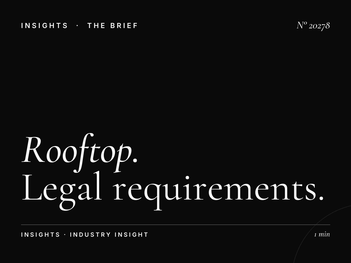 Rooftop Roudani Compliance: Legal Requirements