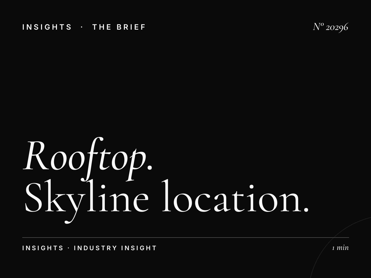 Rooftop Massira El Khadra Placement: Skyline Location
