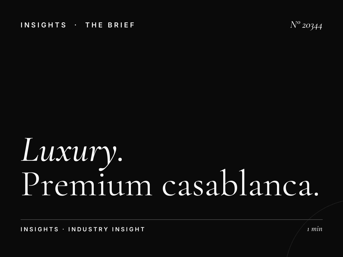 Luxury Brands Rooftop Massira: Premium Casablanca Skyline