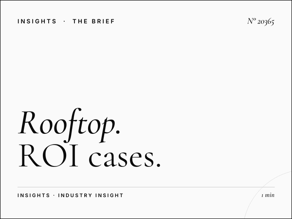 Rooftop Massira El Khadra Success Stories: ROI Cases