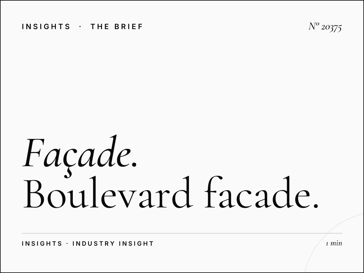 Façade Zerktouni Impact: Boulevard Facade Visibility