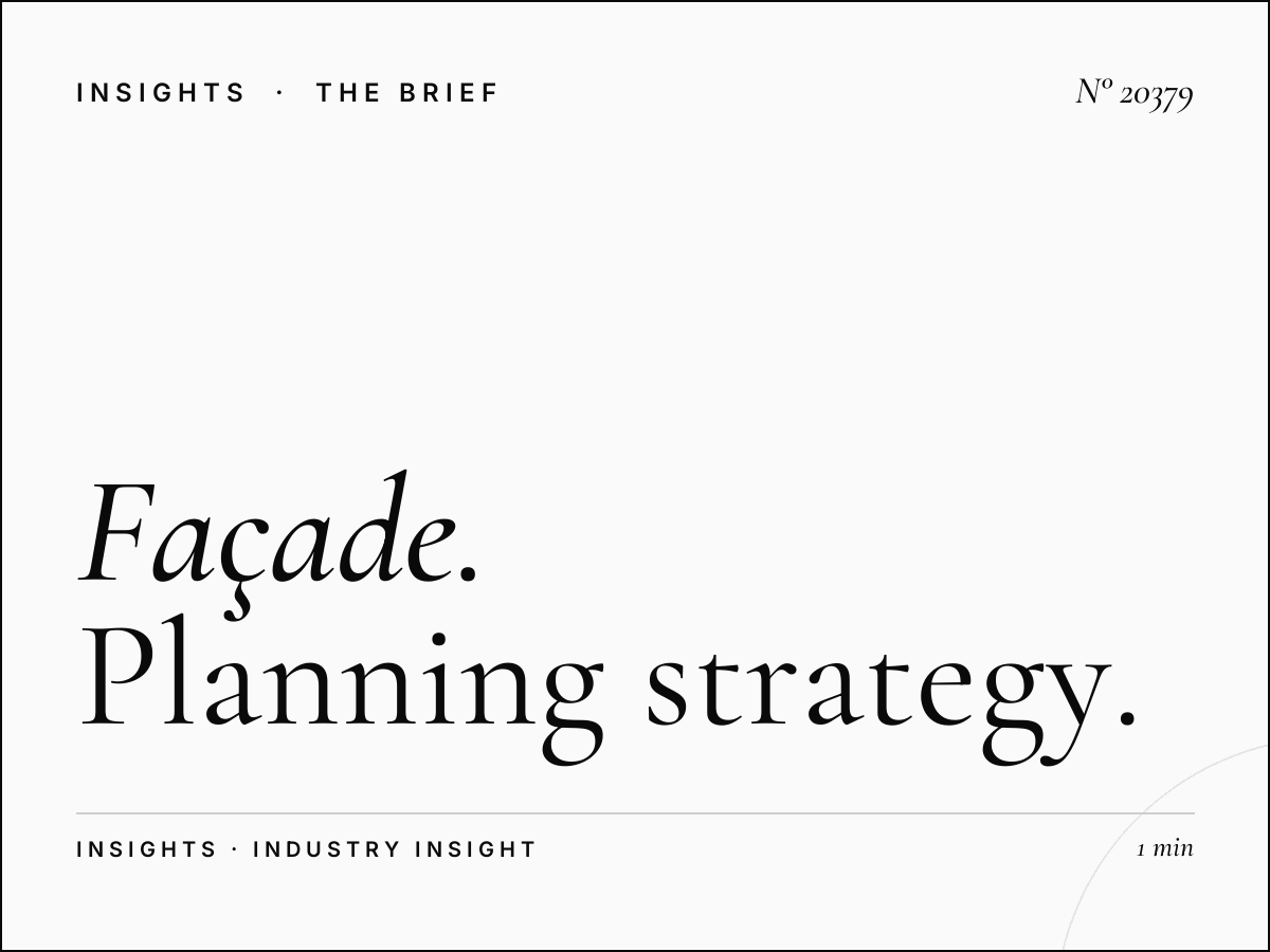 Façade Zerktouni Campaign: Planning Strategy