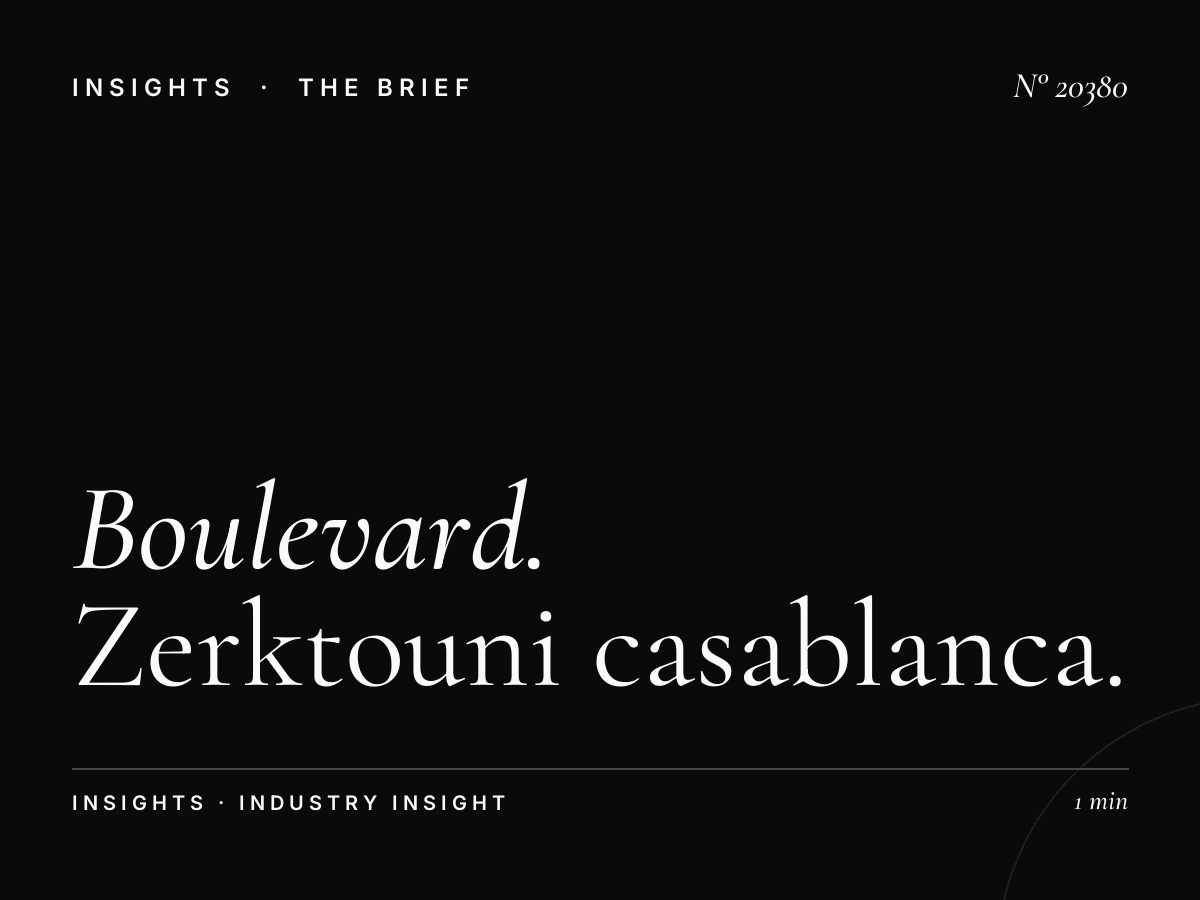Boulevard Building Facade: Zerktouni Casablanca Specs