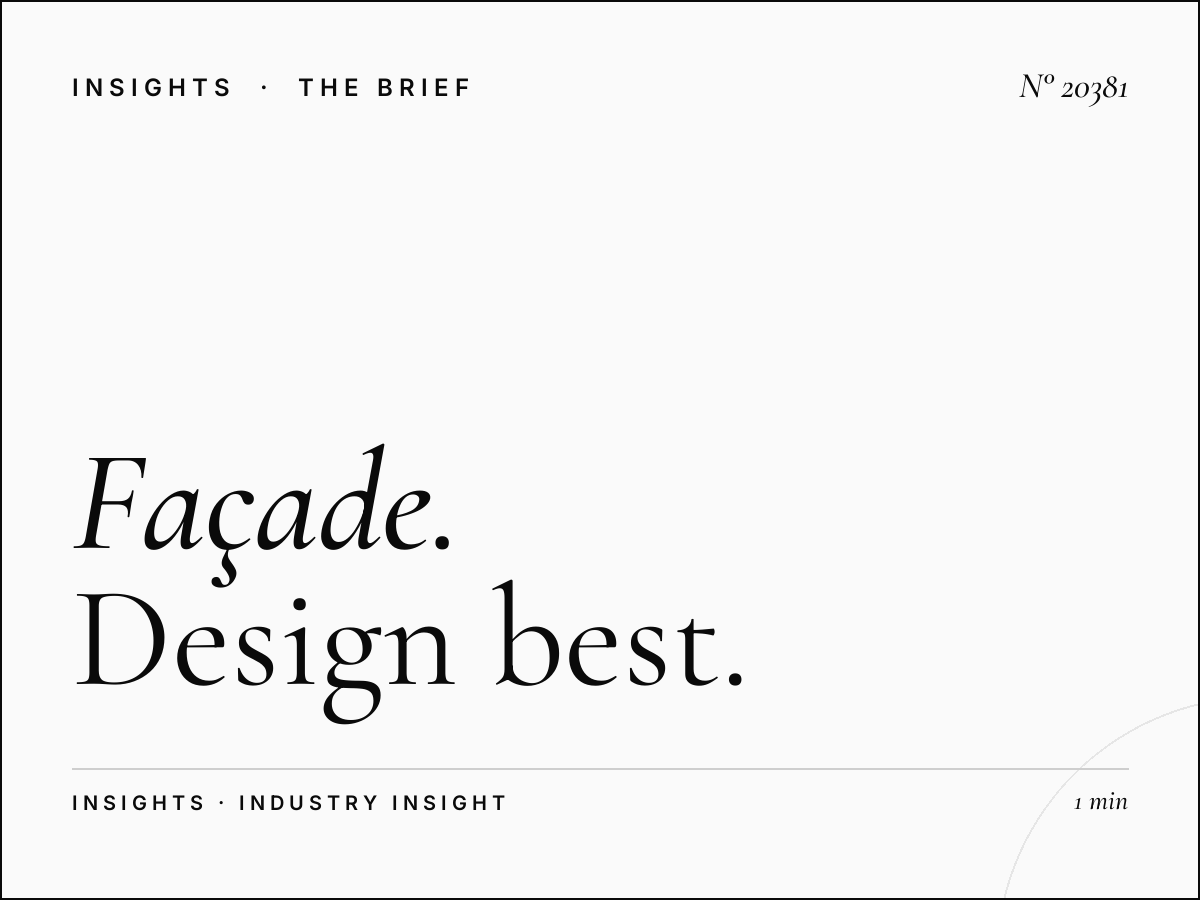 Façade Zerktouni Creative: Design Best Practices
