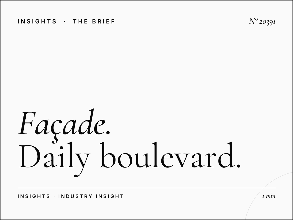 Façade Zerktouni Reach: Daily Boulevard Impressions