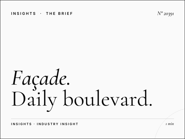 Façade Zerktouni Reach: Daily Boulevard Impressions