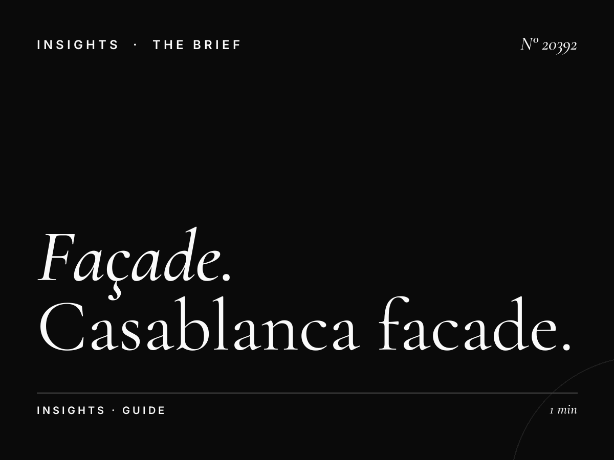 Façade Zerktouni Budget: Casablanca Facade Guide