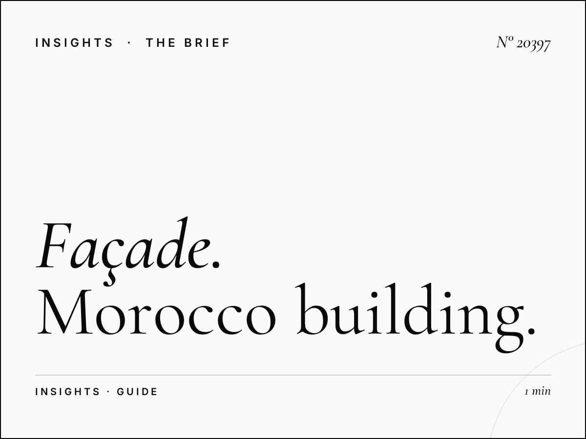 Façade Zerktouni Casablanca: Complete Morocco Building Facade Guide