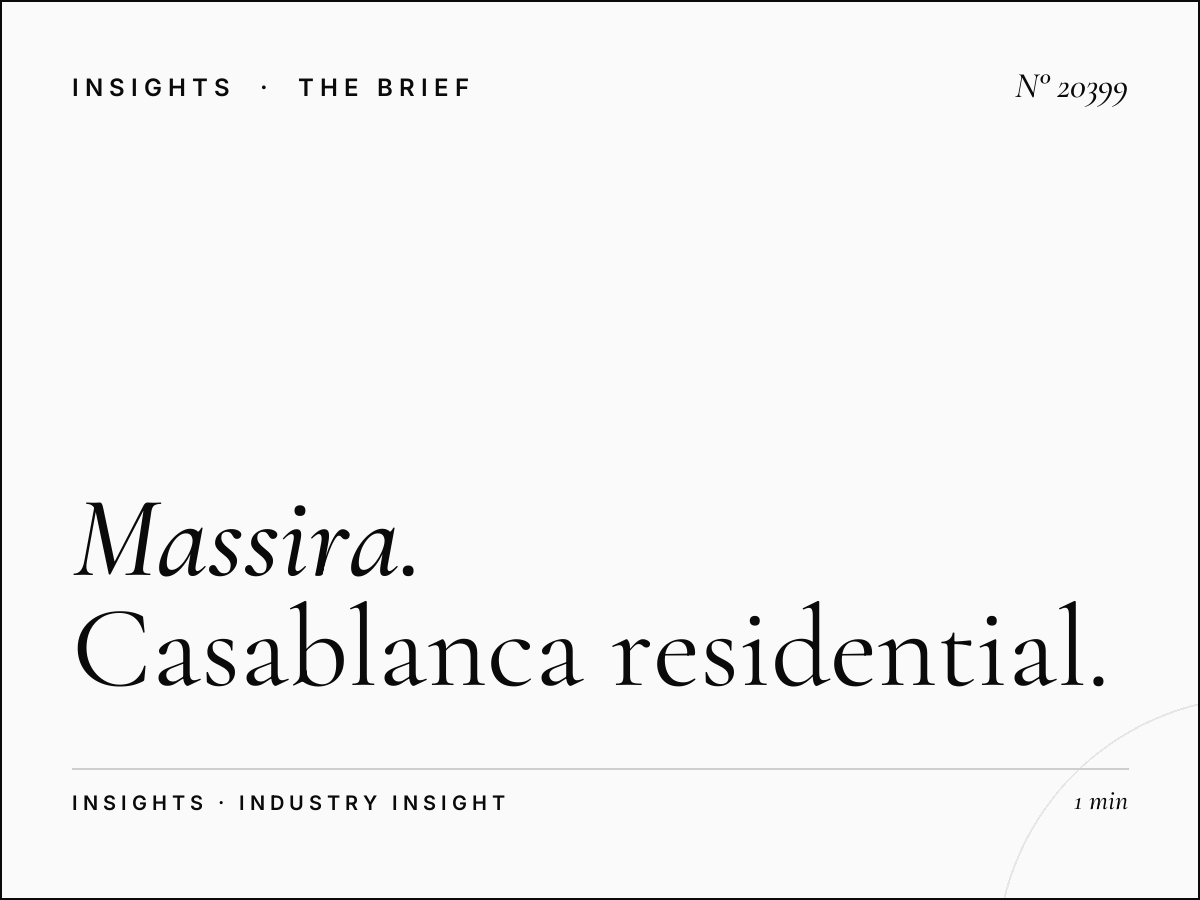 Massira El Khadra District: Casablanca Residential Targeting