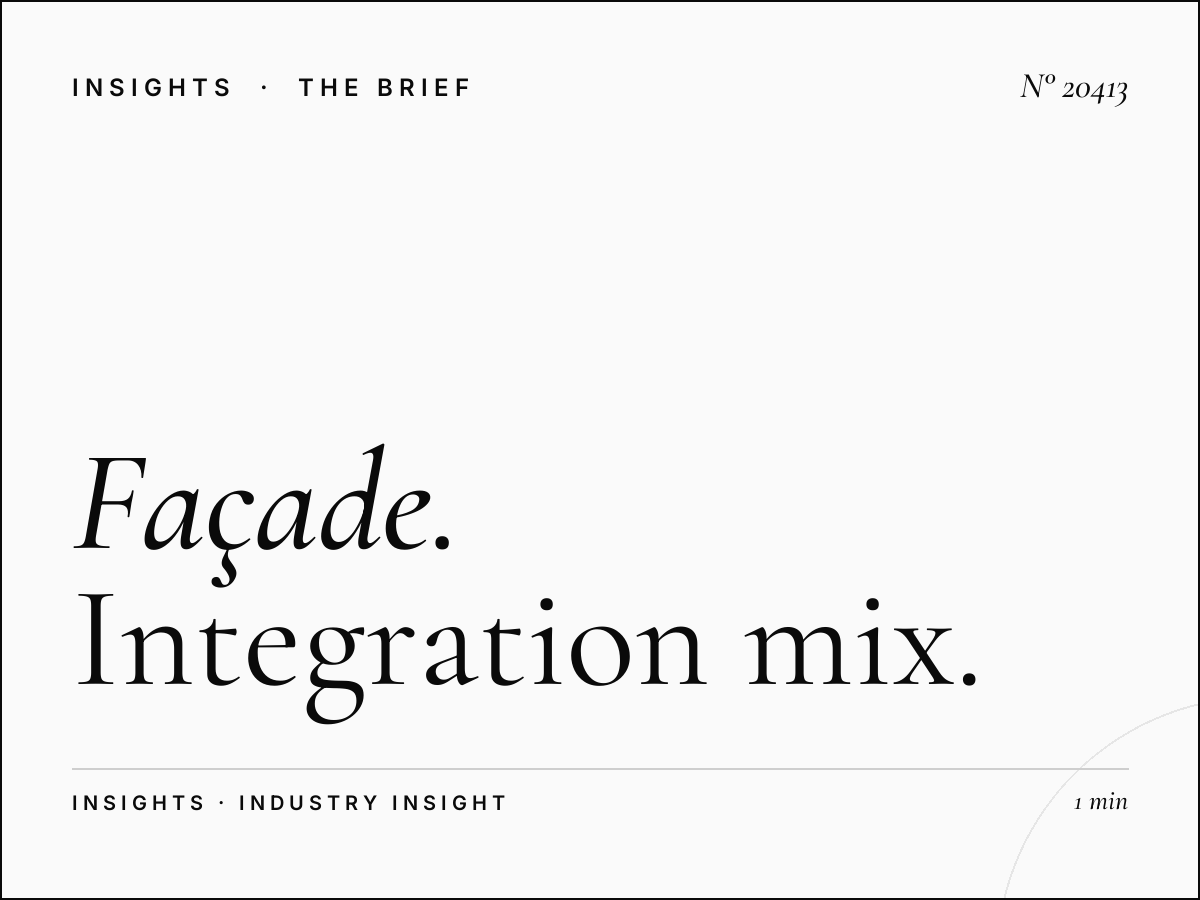 Façade Zerktouni Marketing: Integration Mix