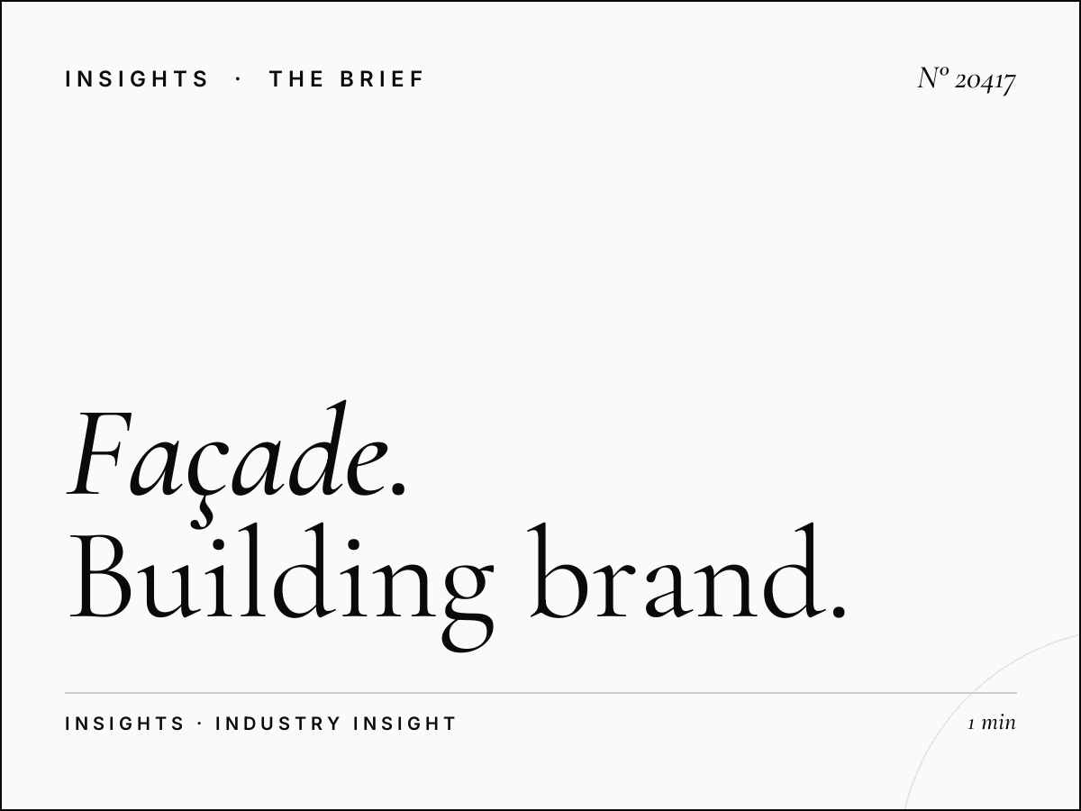 Façade Zerktouni Branding: Building Brand Visibility in Casablanca's Premium District