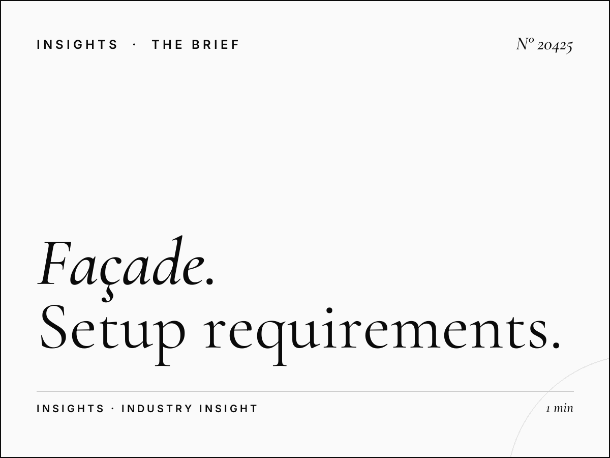 Façade Zerktouni Installation: Setup Requirements