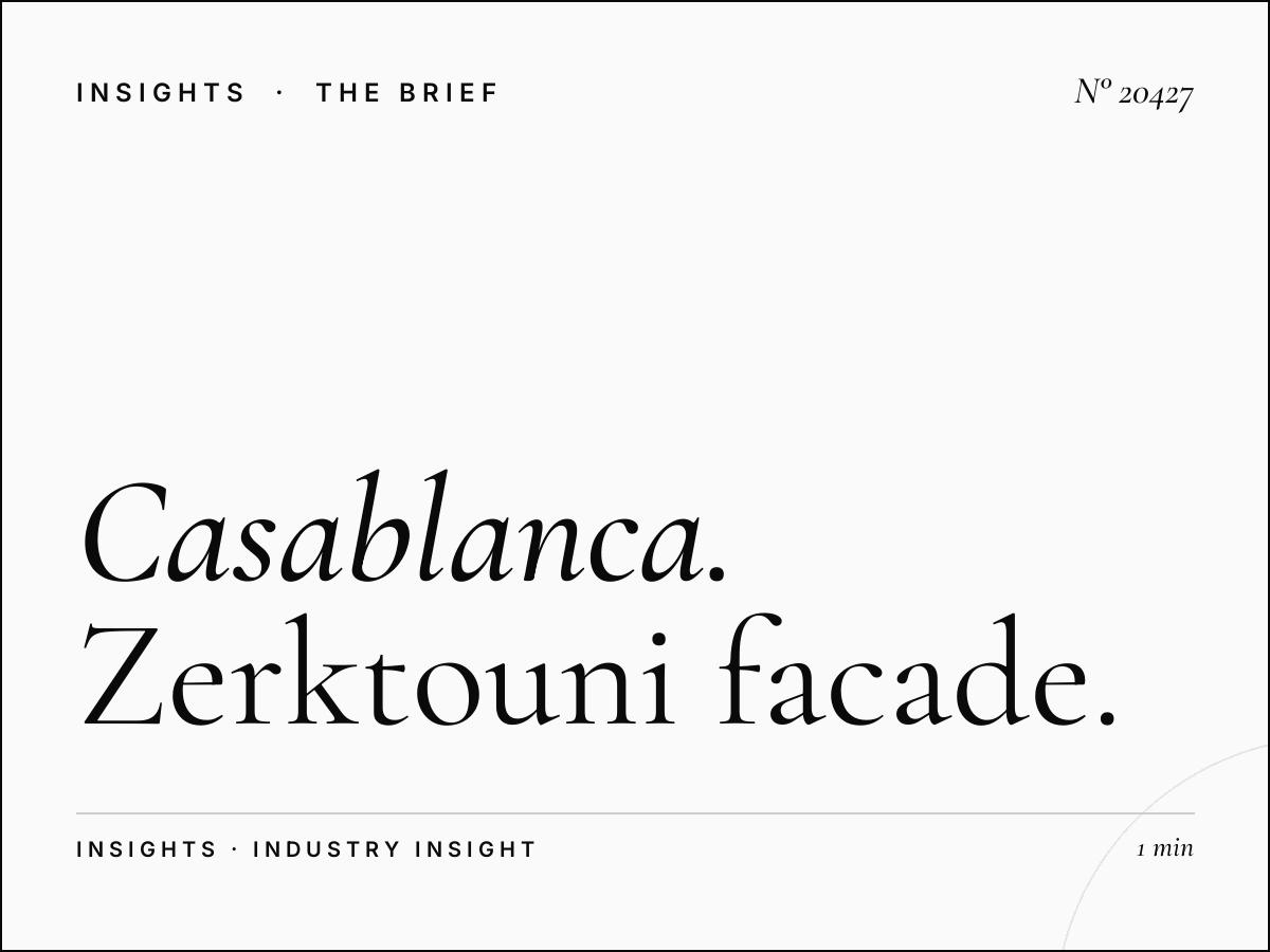 Casablanca Boulevard ROI: Zerktouni Facade Impact