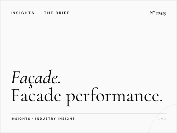 Façade Zerktouni ROI: Facade Performance Measurement
