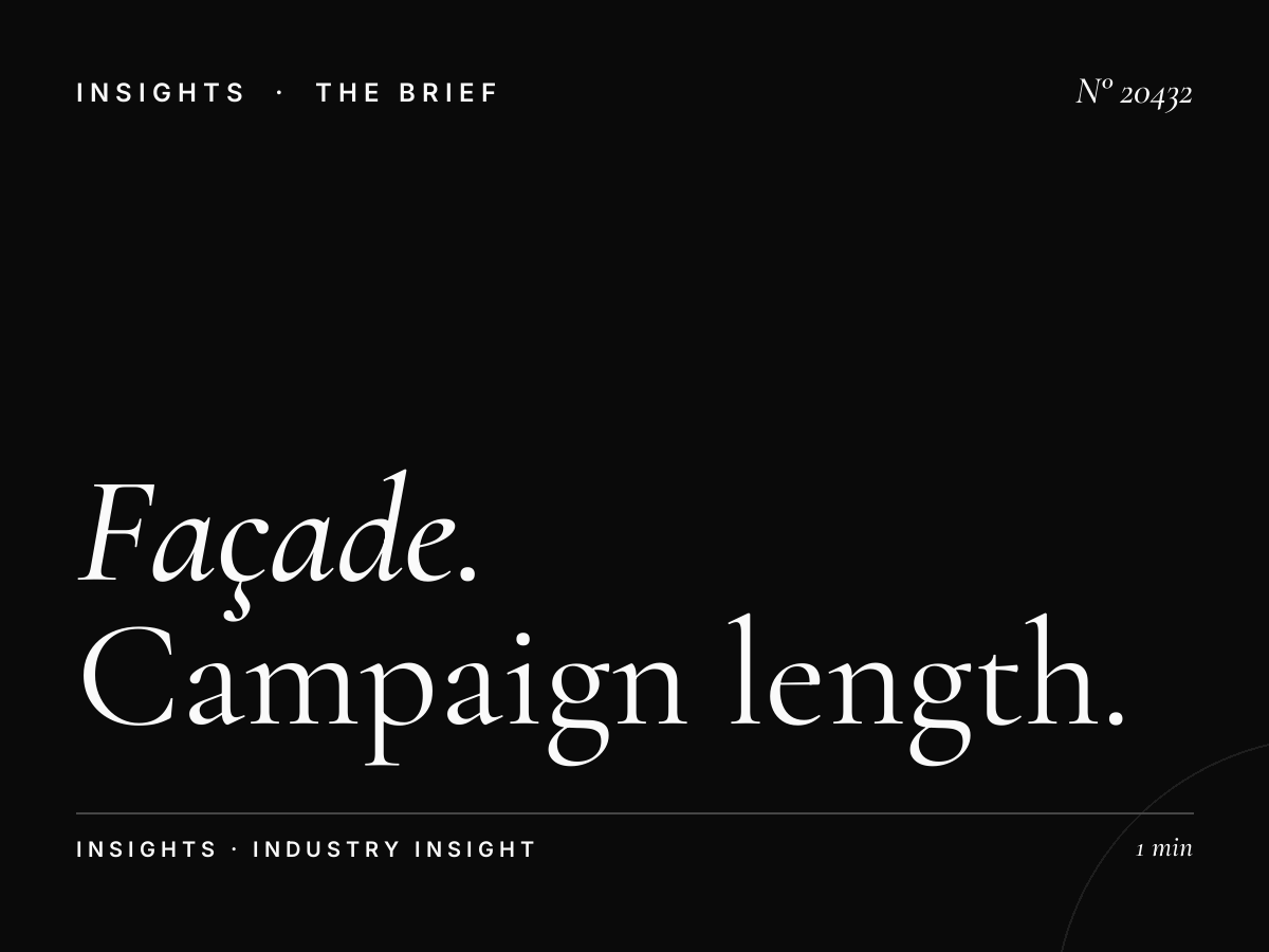 Façade Zerktouni Duration: Campaign Length Options
