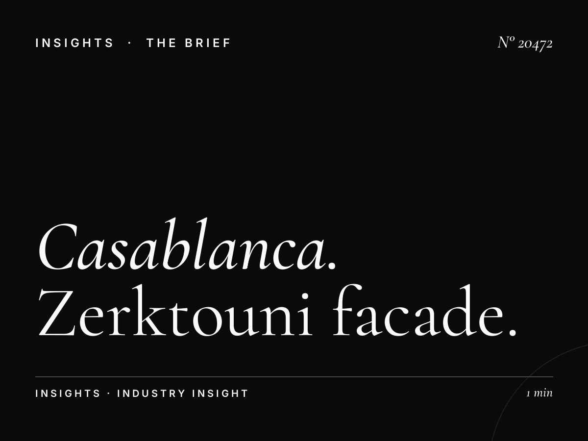 Casablanca Boulevard Cases: Zerktouni Facade Results