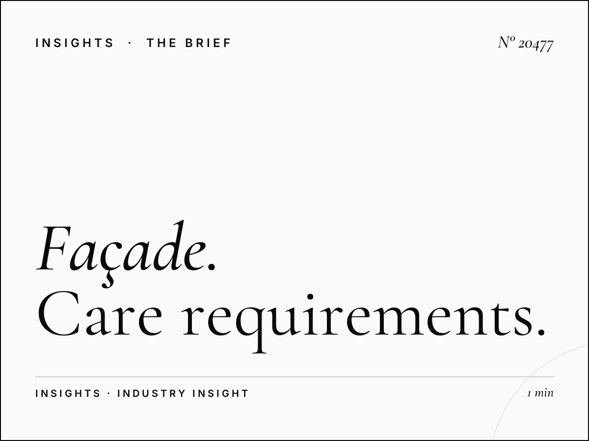 Façade Zerktouni Maintenance: Care Requirements