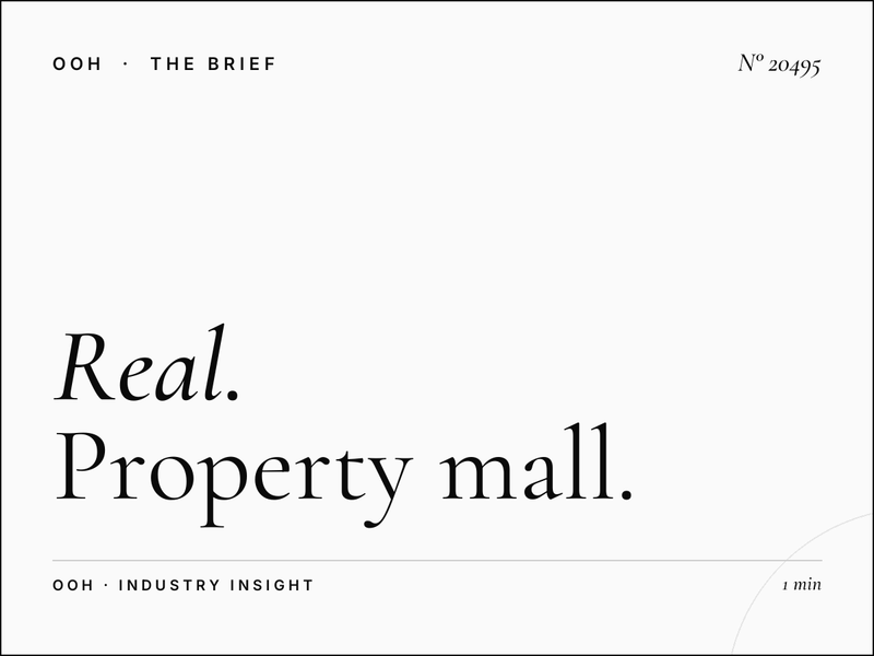 Real Estate Aerial Mall Screens: Property Mall Marketing