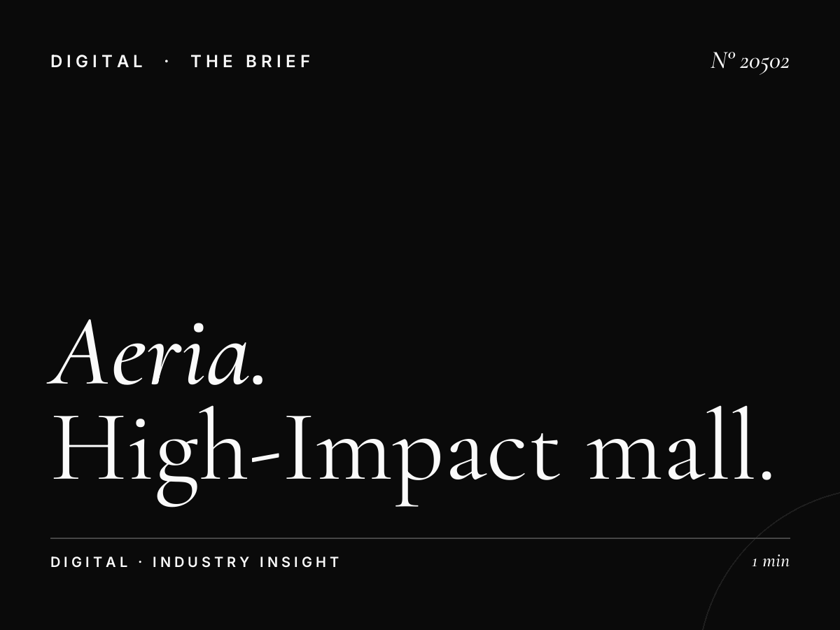 Aeria Mall Screens Visibility: High-Impact Mall Digital Advertising That Delivers Results