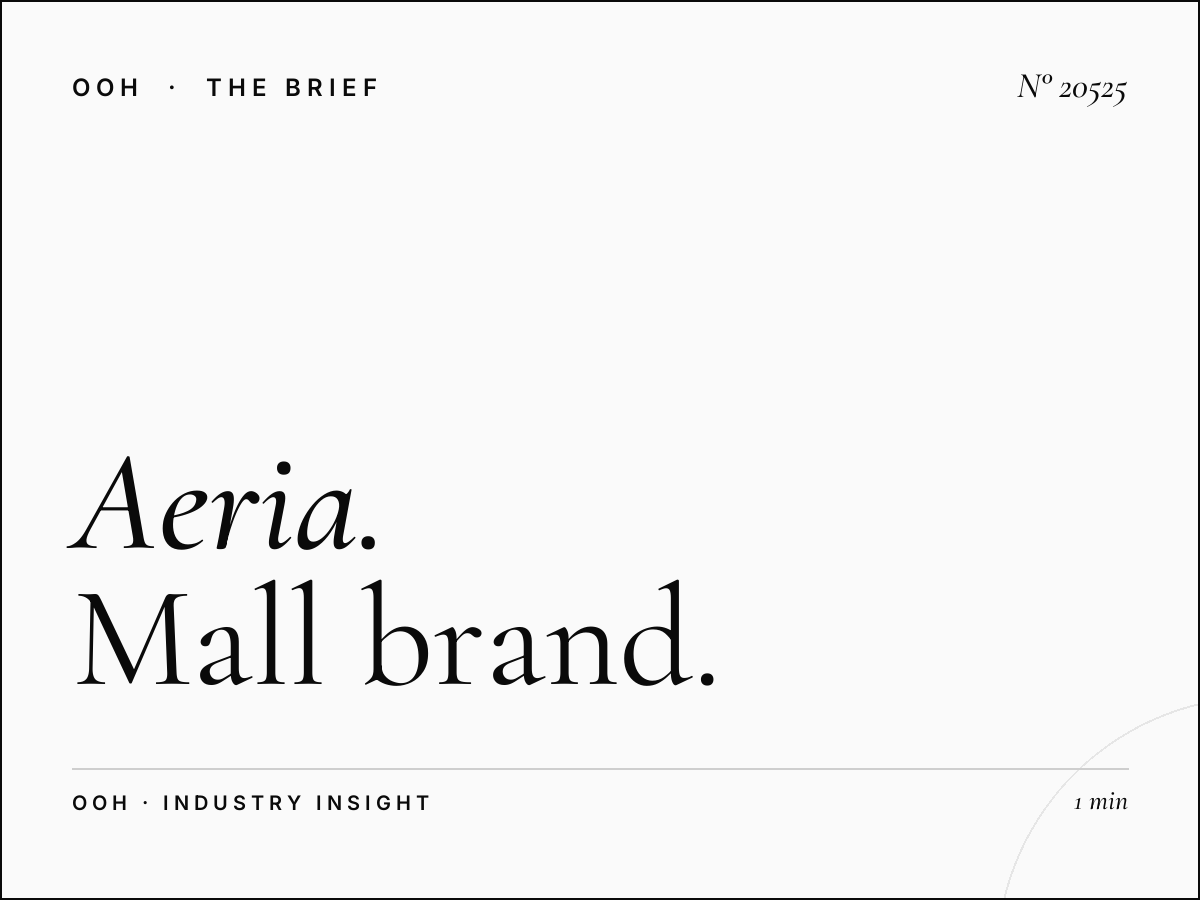 Aeria Mall Screens Branding: Mall Brand Building