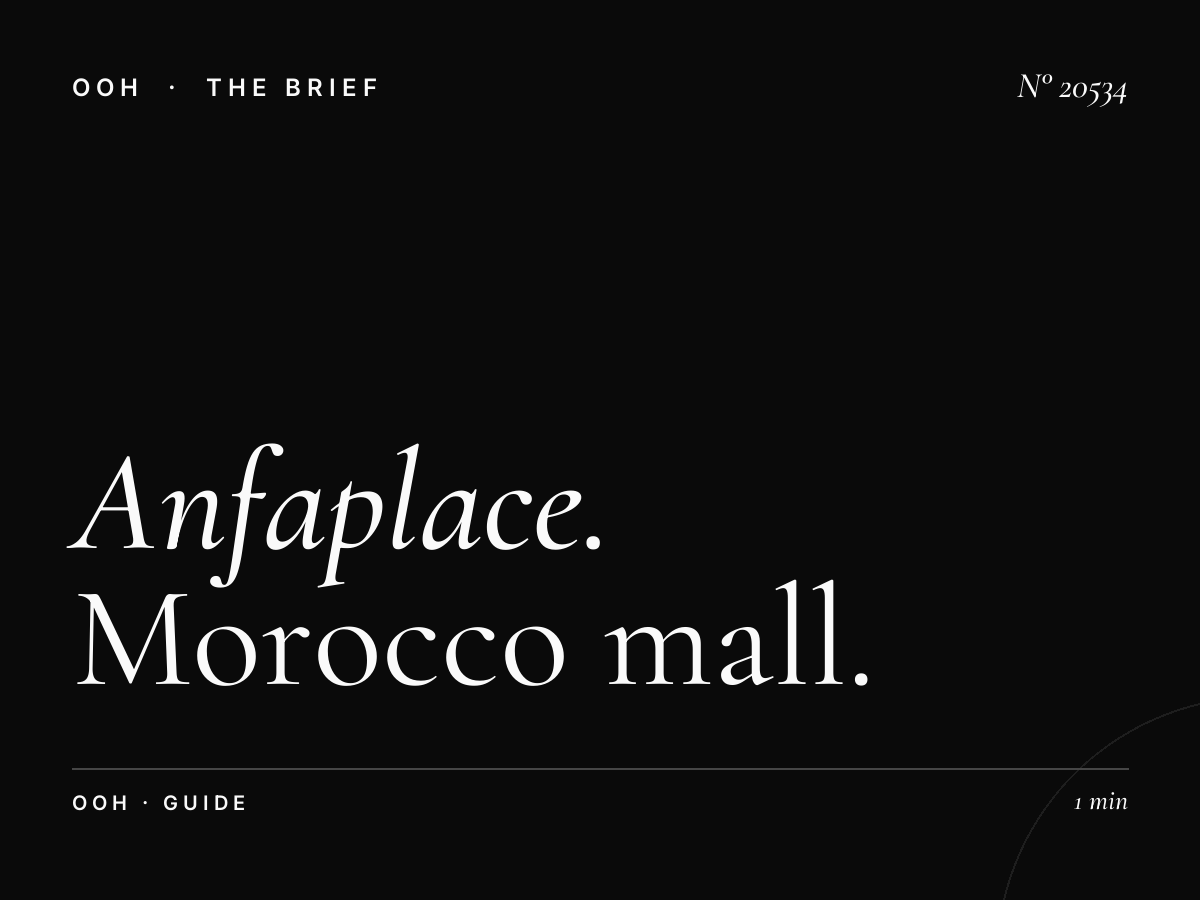 Anfaplace Mall Screens Casablanca: Complete Morocco Mall Guide