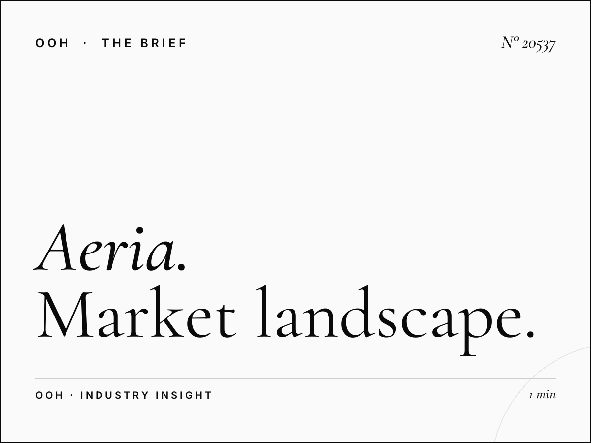 Aeria Mall Screens Competition: Market Landscape