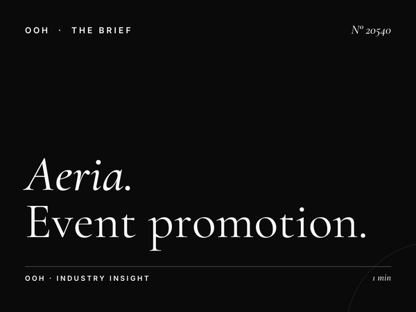 Aeria Mall Screens Event: Event Promotion
