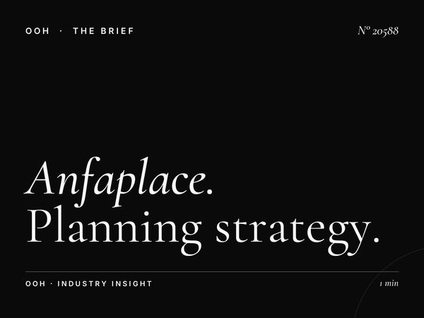 Anfaplace Mall Screens Campaign: Planning Strategy