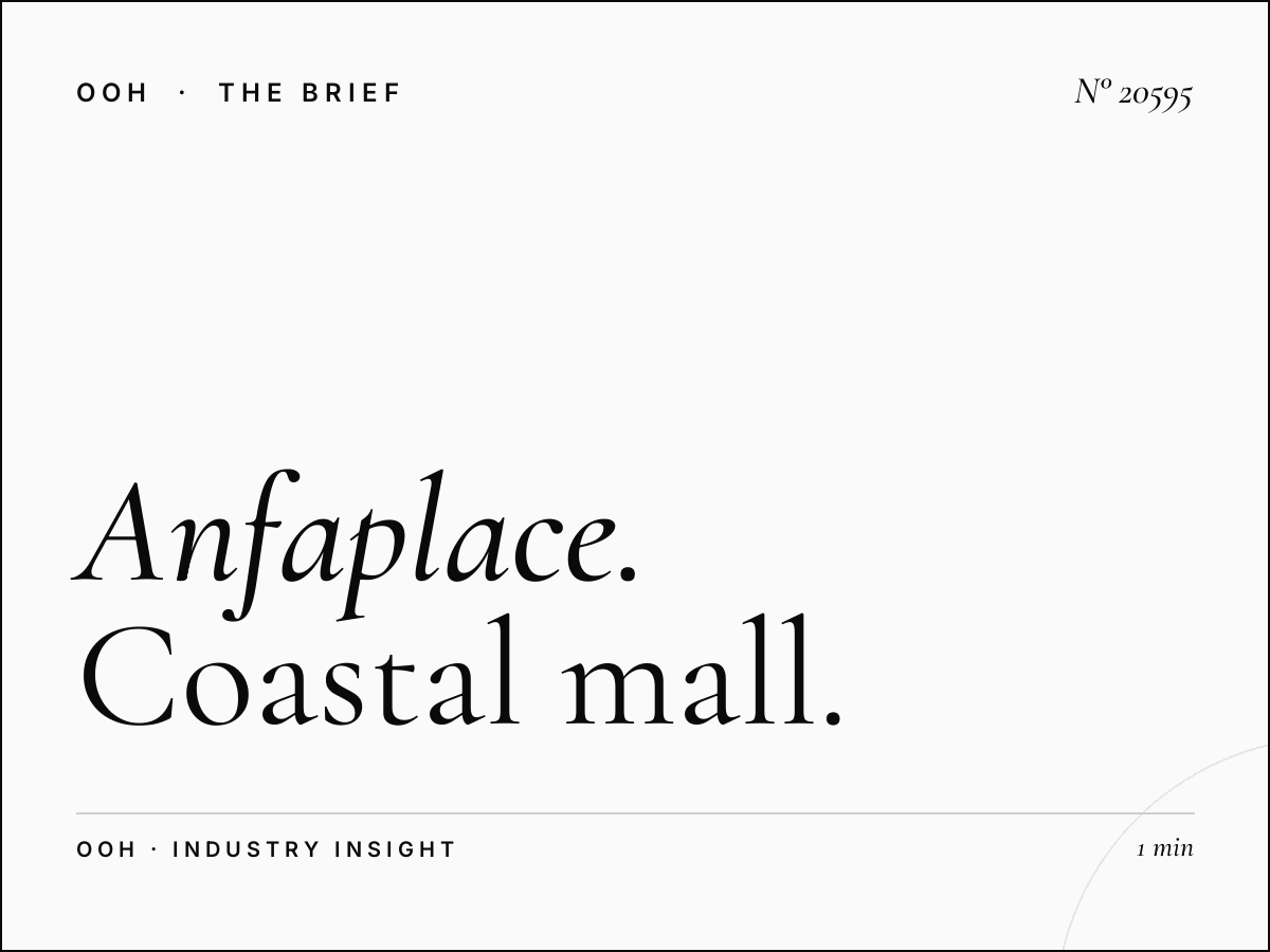 Anfaplace Mall Screens Placement: Coastal Mall Locations