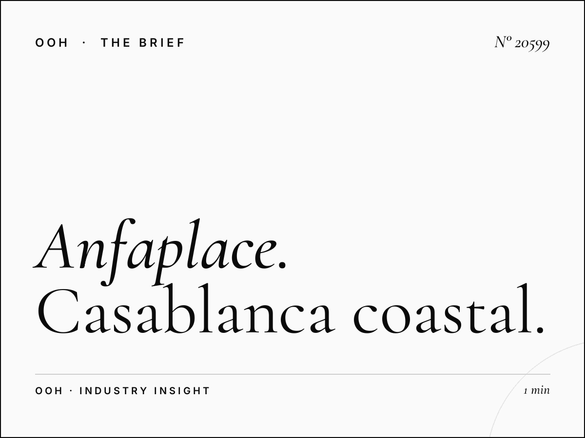 Anfaplace Mall Screens Audience: Casablanca Coastal Demographics