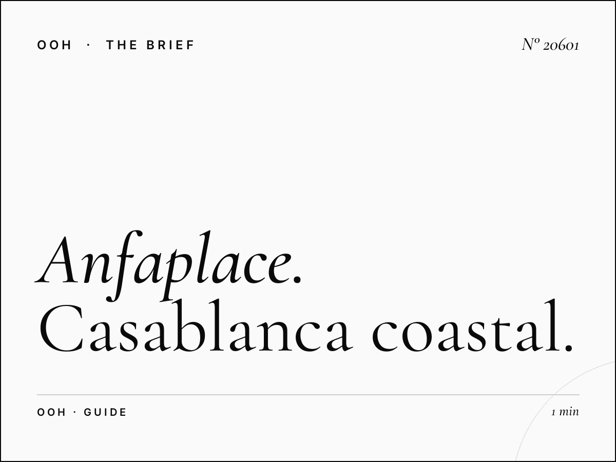 Anfaplace Mall Screens Budget: Casablanca Coastal Mall Guide